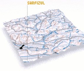 3d view of Sar Fīzūl