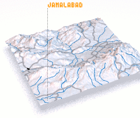 3d view of Jamālābād