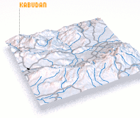 3d view of Kabūdān