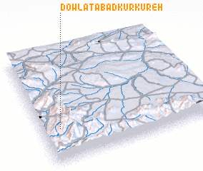 3d view of Dowlatābād Kūrkūreh