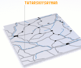 3d view of Tatarskiy Sayman