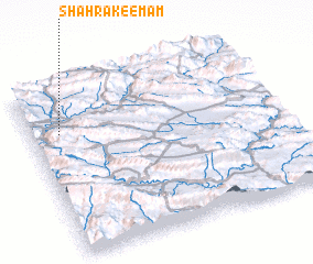 3d view of Shahrak-e Emām