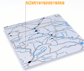 3d view of Nizhnyaya Vodyanka