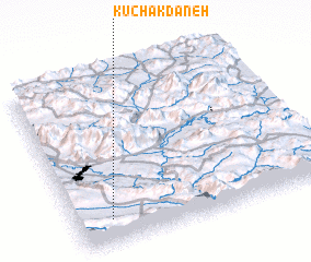 3d view of Kūchak Dāneh