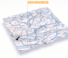 3d view of Khoshkeh Rūd