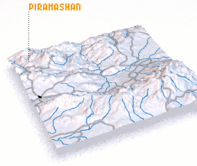 3d view of Pīrāmāshān