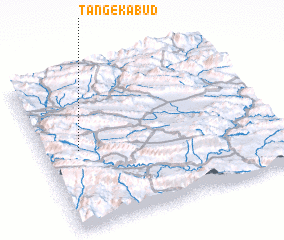 3d view of Tang-e Kabūd
