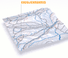 3d view of Khvājeh Maḩmūd