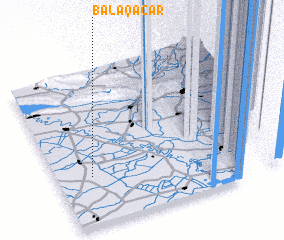 3d view of Bala Qǝcǝr