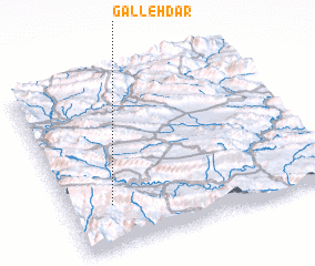 3d view of Galleh Dār