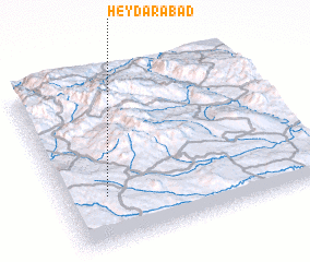 3d view of Ḩeydarābād