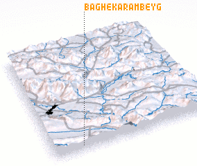 3d view of Bāgh-e Karambeyg