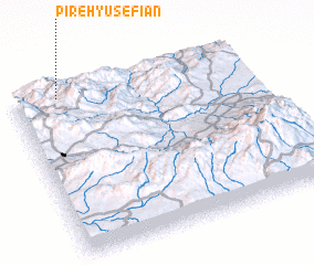 3d view of Pīreh Yūsefīān