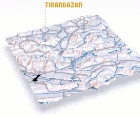 3d view of Tīrandāzān