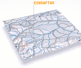 3d view of Eshkaftān