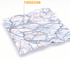 3d view of Tang-e Sīāb