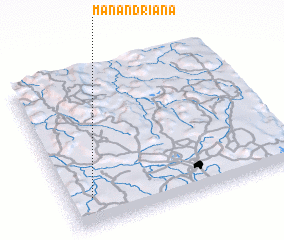 3d view of Manandriana