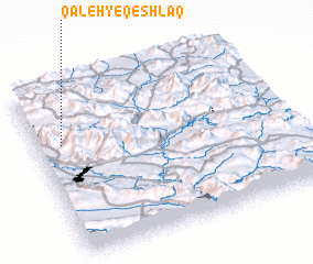 3d view of Qal‘eh-ye Qeshlāq