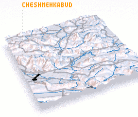 3d view of Cheshmeh Kabūd