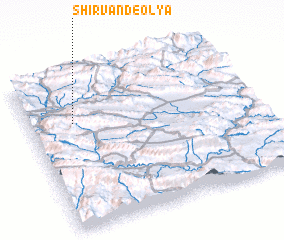 3d view of Shīrvand-e ‘Olyā