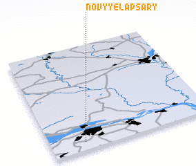 3d view of Novyye Lapsary