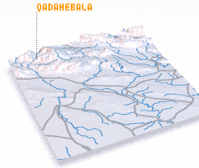 3d view of Qadaḩ-e Bālā