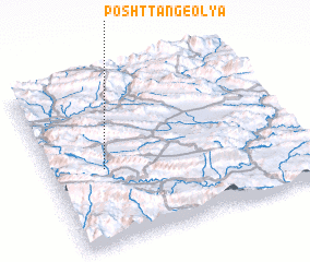 3d view of Posht Tang-e ‘Olyā