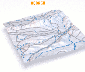 3d view of Āq Dāgh