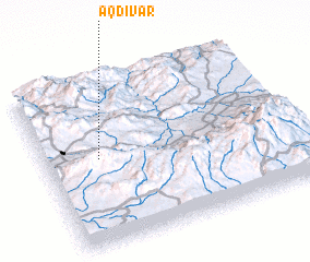 3d view of Āqdīvār