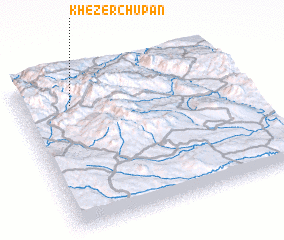 3d view of Kheẕer Chūpān