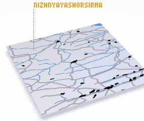 3d view of Nizhnyaya Shorsirma