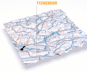 3d view of Tīsheh Kan