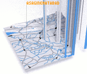 3d view of Aşağı Ne\