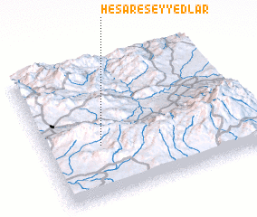 3d view of Ḩeşār-e Seyyedlar