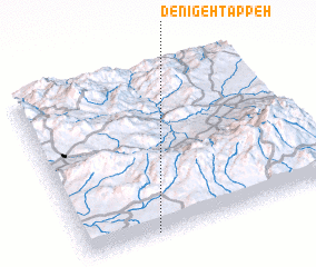 3d view of Denīgeh Tappeh