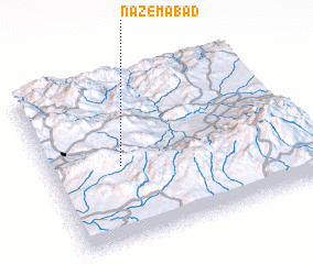 3d view of Nāz̧emābād