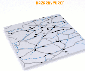 3d view of Bazarnyy Uren\