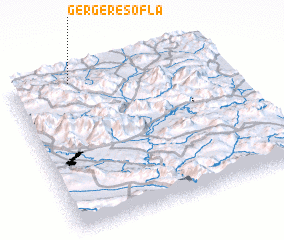 3d view of Gerger-e Soflá