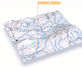 3d view of Esmā‘īl Kandī