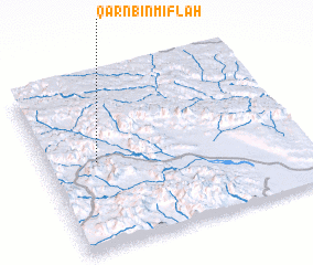 3d view of Qarn Bin Miflaḩ