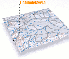 3d view of Sīā Sarān-e Soflá