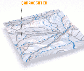 3d view of Qaraqeshteh