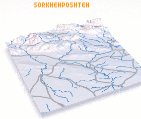 3d view of Sorkheh Poshteh