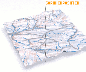 3d view of Sorkheh Poshteh