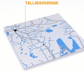 3d view of Tall ad Dukhkhān