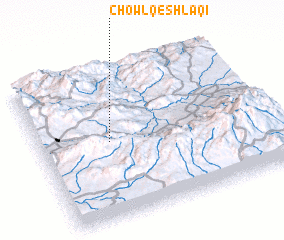 3d view of Chowl Qeshlāqī