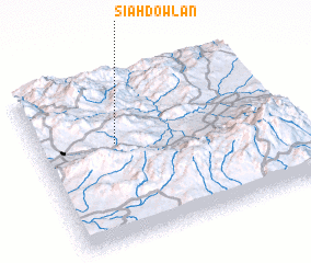 3d view of Sīah Dowlān