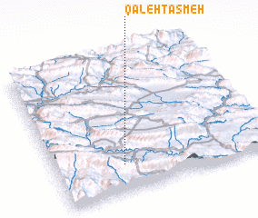 3d view of Qal‘eh Tasmeh