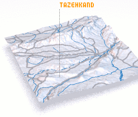 3d view of Tāzeh Kand