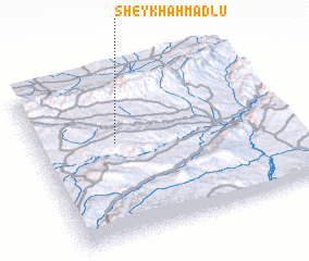 3d view of Sheykh Aḩmadlū